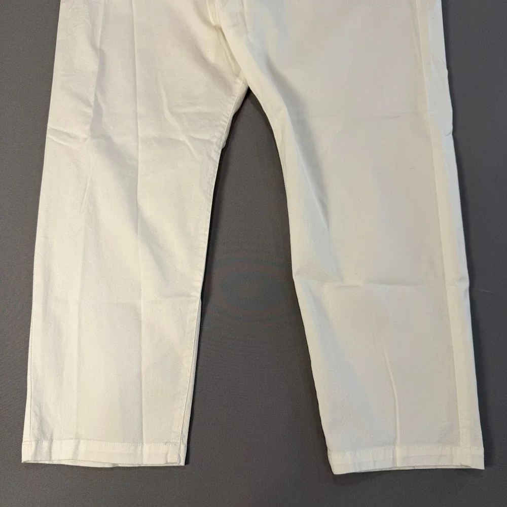 Nili Lotan Made in NY Off White‎ Cropped Pants Women's Trousers Casual - Picture 4 of 7